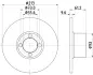 Тормозной диск HELLA PAGID 52905 (фото 1)