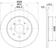 Тормозной диск HELLA PAGID 52906 (фото 1)