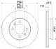 Тормозной диск HELLA PAGID 52909 (фото 1)