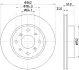 Тормозной диск HELLA PAGID 52910 (фото 1)
