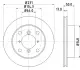 Тормозной диск HELLA PAGID 53404 (фото 1)