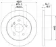 Тормозной диск HELLA PAGID 53611 (фото 1)