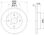 Тормозной диск HELLA PAGID 53612 (фото 1)