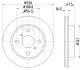 Тормозной диск HELLA PAGID 53630 (фото 1)