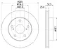 Тормозной диск HELLA PAGID 53642 (фото 1)