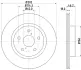 Тормозной диск HELLA PAGID 53646 (фото 1)