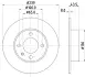 Тормозной диск HELLA PAGID 53904 (фото 1)