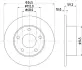 Тормозной диск HELLA PAGID 53910 (фото 1)