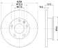 Тормозной диск HELLA PAGID 53918 (фото 1)
