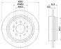 Тормозной диск HELLA PAGID 54029 (фото 1)