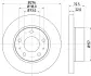 Тормозной диск HELLA PAGID 54046 (фото 1)