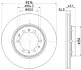 Тормозной диск HELLA PAGID 54129 (фото 1)