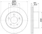 Тормозной диск HELLA PAGID 54135 (фото 1)