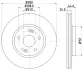 Тормозной диск HELLA PAGID 54138 (фото 1)