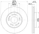 Тормозной диск HELLA PAGID 54148 (фото 1)