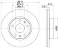 Тормозной диск HELLA PAGID 54157 (фото 1)