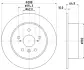 Тормозной диск HELLA PAGID 54170 (фото 1)