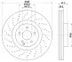 Тормозной диск HELLA PAGID 54203 (фото 1)