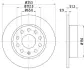 Тормозной диск HELLA PAGID 54209 (фото 1)