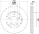 Тормозной диск HELLA PAGID 54215 (фото 1)