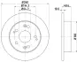 Тормозной диск HELLA PAGID 54251 (фото 1)
