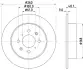 Тормозной диск HELLA PAGID 54254 (фото 1)