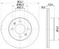 Тормозной диск HELLA PAGID 54285 (фото 1)