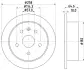 Тормозной диск HELLA PAGID 54289 (фото 1)