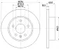 Тормозной диск HELLA PAGID 54292 (фото 1)