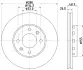 Тормозной диск HELLA PAGID 54317 (фото 1)
