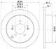 Тормозной диск HELLA PAGID 54340 (фото 1)