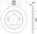 Тормозной диск HELLA PAGID 54368 (фото 1)