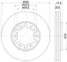 Тормозной диск HELLA PAGID 54383 (фото 1)