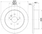 Тормозной диск HELLA PAGID 54442 (фото 1)