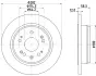 Тормозной диск HELLA PAGID 54445 (фото 1)