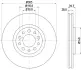 Тормозной диск HELLA PAGID 54450 (фото 1)