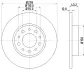 Тормозной диск HELLA PAGID 54452 (фото 1)