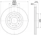 Тормозной диск HELLA PAGID 54453 (фото 1)