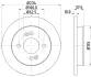 Тормозной диск HELLA PAGID 54472 (фото 1)