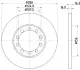 Тормозной диск HELLA PAGID 54520 (фото 1)