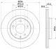 Тормозной диск HELLA PAGID 54528 (фото 1)