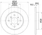 Тормозной диск HELLA PAGID 54533 (фото 1)
