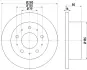 Тормозной диск HELLA PAGID 54575 (фото 1)