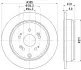 Тормозной диск HELLA PAGID 54625 (фото 1)
