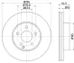 Тормозной диск HELLA PAGID 54632 (фото 1)