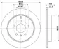 Тормозной диск HELLA PAGID 54655 (фото 1)