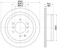 Тормозной диск HELLA PAGID 54673 (фото 1)