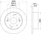 Тормозной диск HELLA PAGID 54697 (фото 1)