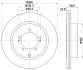 Тормозной диск HELLA PAGID 54706 (фото 1)
