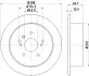 Тормозной диск HELLA PAGID 54716 (фото 1)